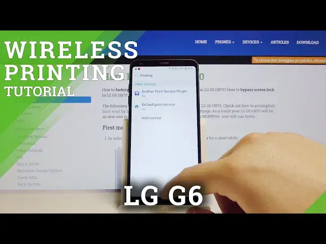 'Video thumbnail for How to Connect Printer with LG G6 - Match Bluetooth Devices'