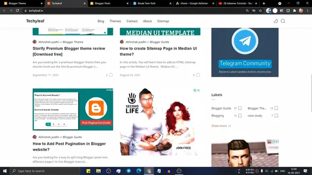 'Video thumbnail for How to Setup In-Feed Ads in Blogger _ Show AdSense Ads between Posts [2023]'