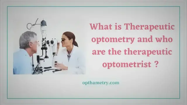 'Video thumbnail for What is Therapeutic optometry and who are the therapeutic optometrist ? - An Eye Care Blog'