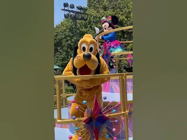 'Video thumbnail for Disneyland The Celebrate Happy 70th Cavalcade 🥁 #disneyland #disney #disneyparks #disneycharacters'