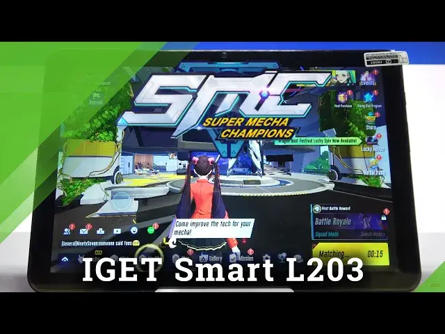 'Video thumbnail for Test Game Super Mecha Champ on IGET Smart L203 | SC9863A | 3GB RAM | Gameplay - FPS Check'