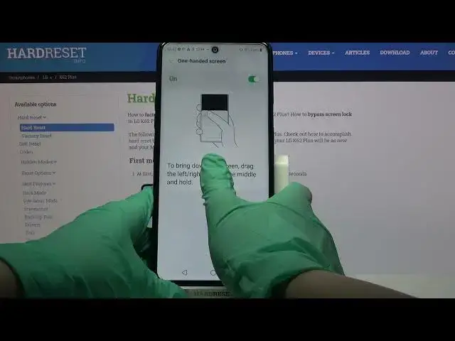 'Video thumbnail for How to Enter One Handed Mode in LG K62 Plus – Use Device with One Hand'