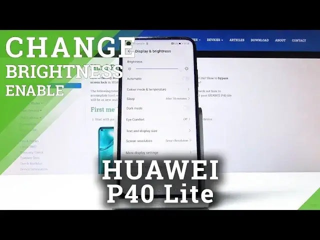 'Video thumbnail for How to Set Up Brightness in Huawei P40 Lite – Enable Adaptive Brightness'