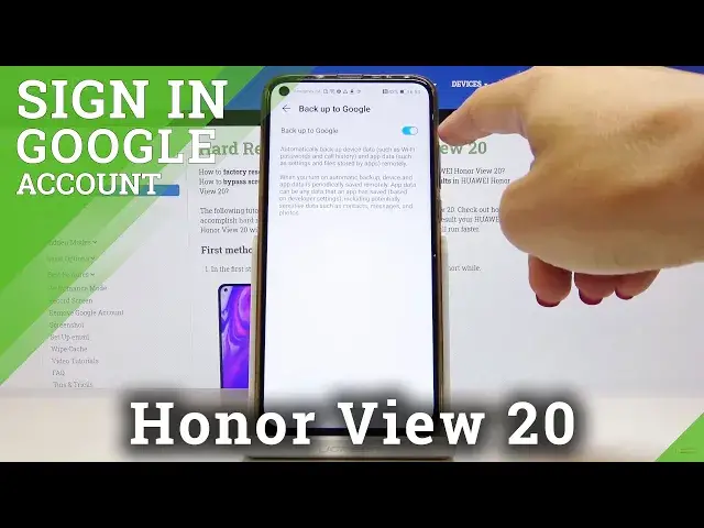 'Video thumbnail for How to Enable Google Account in Honor View 20 - Activate Google'