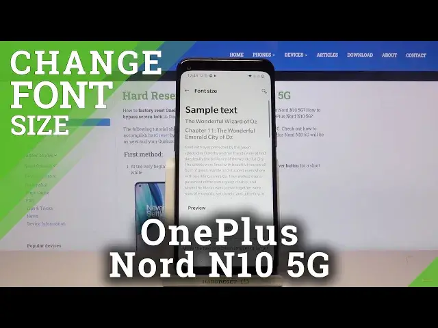 'Video thumbnail for How to Change Font Size on OnePlus Nord N10 5G – Font Settings'