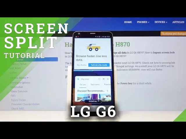 'Video thumbnail for How to Split Screen in LG G6 - Run Apps Simultaneously'