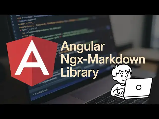 'Video thumbnail for Angular ngx-markdown Library to Render Markdown in Browser With Prism Syntax Highlighting Using TS'