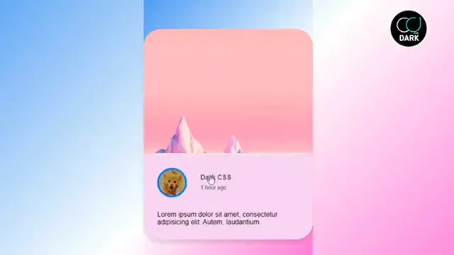 'Video thumbnail for CSS Card Slide Up Hover Effect'