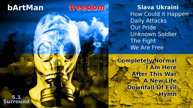 'Video thumbnail for "Slava Ukraini" from bArtMan - Side A in 5.1 Surround (2025)'