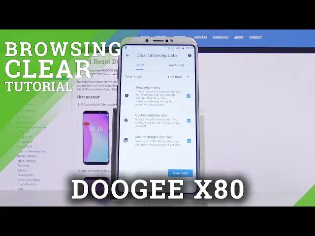 'Video thumbnail for How to Clear Browsing Data in DOOGEE X80 – Clear Browsing History'