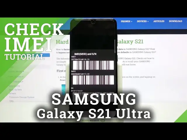 'Video thumbnail for How to Check IMEI in SAMSUNG Galaxy S21 | Find Serial Number and IMEI Info'