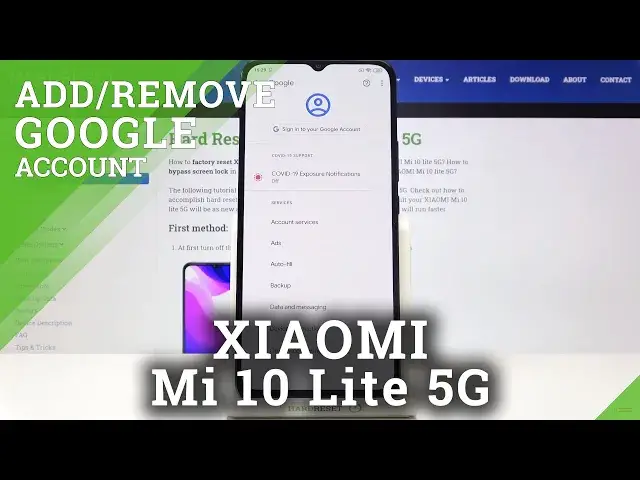 'Video thumbnail for How to Add / Remove Google Account on XIAOMI Mi 10 Lite 5G – Switch Google User'