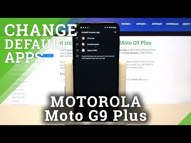 'Video thumbnail for How to Find Default Apps List in Motorola Moto G9 Plus - Set Browser as Default'
