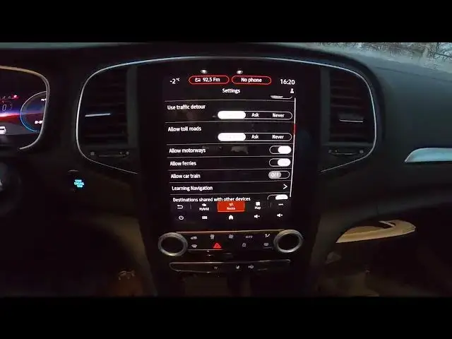 'Video thumbnail for How to Change Route Preferences in Renault Megane IV ( 2016 – now ) | Manage Navigation'