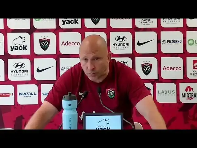 'Video thumbnail for Pierre Mignoni (RCT) : "Pour battre Toulouse, il faut être précis sur des choses."'