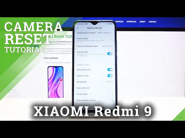 'Video thumbnail for How to Reset Camera Settings in Xiaomi Redmi 9 – Camera Options'