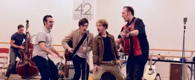 'Video thumbnail for MILLION DOLLAR QUARTET Gang Gets Back Together at Paper Mill Playhouse- Go Inside Rehearsal!'