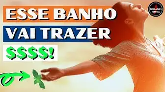 'Video thumbnail for Como fazer um BANHO para atrair DINHEIRO com HORTELÃ e outras ervas'