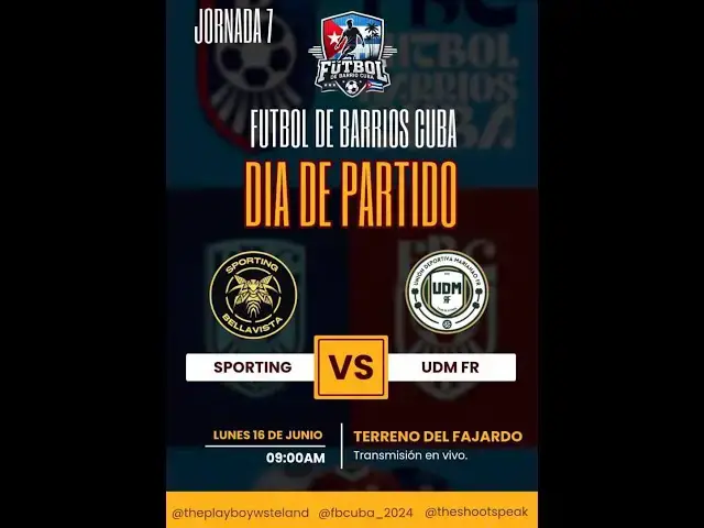 'Video thumbnail for Sporting Bellavista vs FR Marianao (Partido 53)'