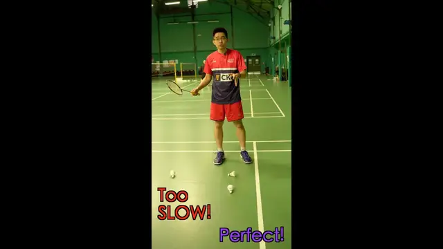 'Video thumbnail for Badminton Shuttlecock Speed Test | Get it Right #shorts'