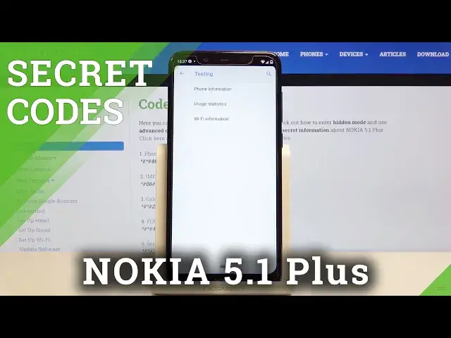 'Video thumbnail for Secret Codes for NOKIA 5.1 Plus – Calendar Storage / Testing Mode / IMEI Number'