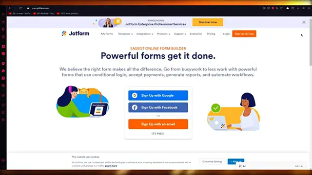 'Video thumbnail for Jotform Tutorial For Beginners  How to Use Jotform In 8 Minutes'