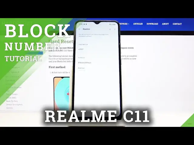 'Video thumbnail for How to Block Calls and Texts in REALME C11 - Block Number'