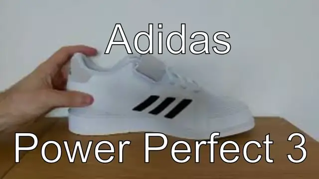 'Video thumbnail for Adidas Power Perfect 3 Weightlifting Shoes | Quick Look | 360° Tour | Weightlifting Shoes Review'