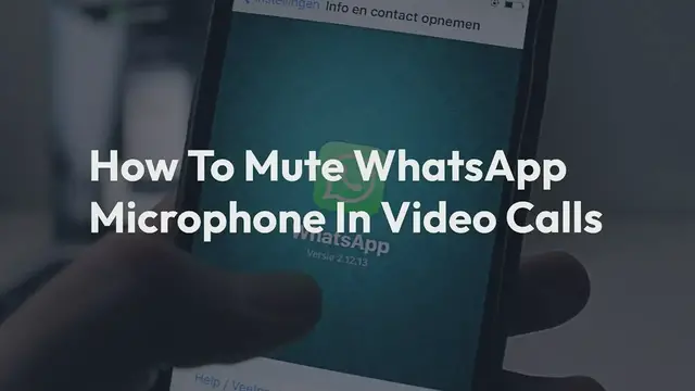 'Video thumbnail for How To Mute WhatsApp Microphone In Video Calls'