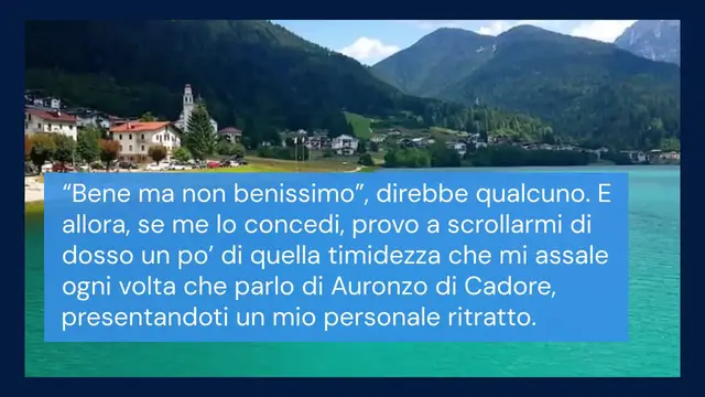 'Video thumbnail for Lago di Santa Caterina, lo specchio verde di Auronzo'