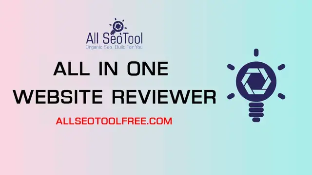 'Video thumbnail for All in One Website Reviewer'