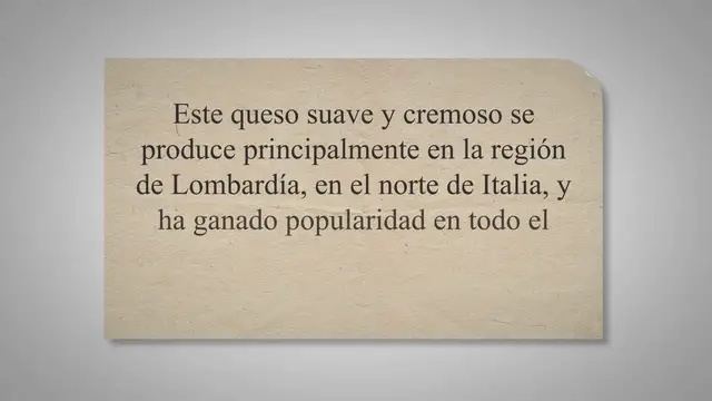 'Video thumbnail for Queso Taleggio: Qué tipo de queso es y cual es su sabor'