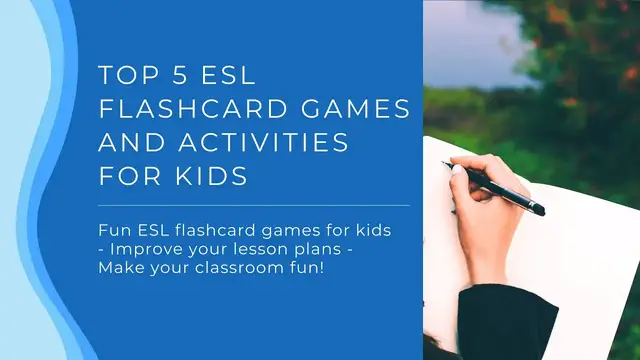 'Video thumbnail for Top 5 ESL Flashcard Games and Activities for Kids | Fun Ideas for ESOL Flashcards for Children'