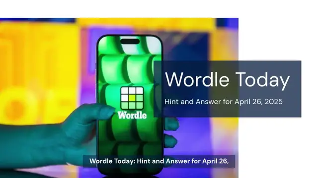 'Video thumbnail for Wordle today: Answer, hints for April 26, 2025'