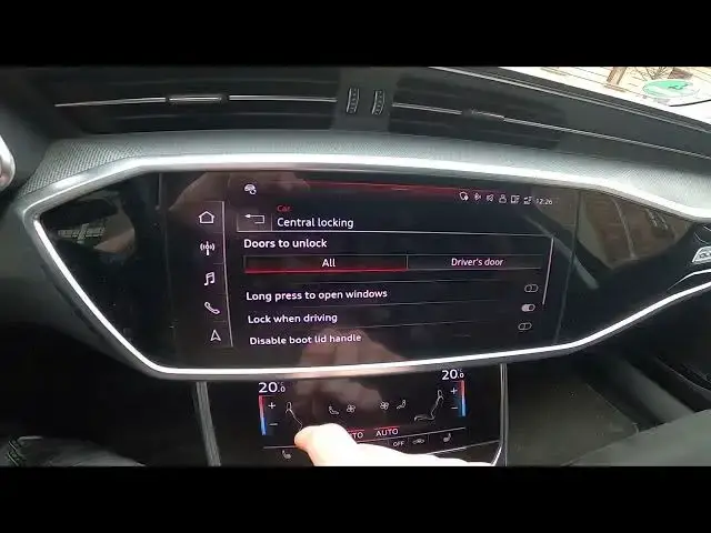 'Video thumbnail for How to Manage Central Locking in Audi A6 C8 ( 2018 - now ) - Manage Door Locks'