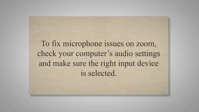 'Video thumbnail for My Microphone Is Not Working on Zoom: 7 Simple & Easy Solutions In This Guide!'