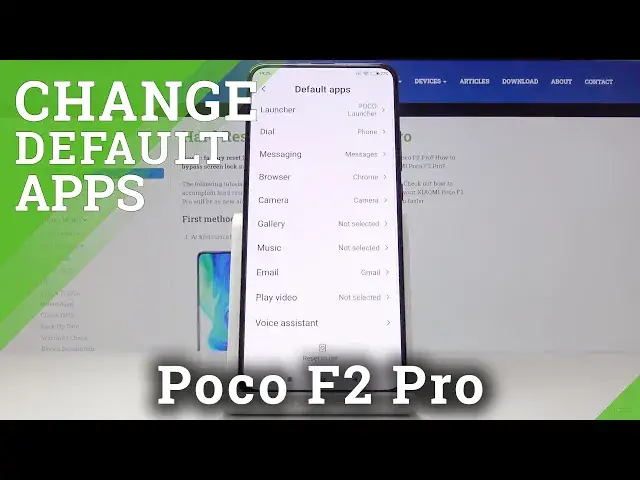 'Video thumbnail for How to Change Default Apps in XIOAMI Poco F2 Pro – Default Apps Settings'