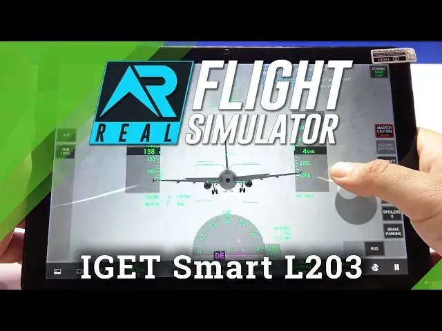 'Video thumbnail for Test Game Real Flight Simulator on IGET Smart L203 | SC9863A | 3GB RAM | Gameplay - FPS Check'