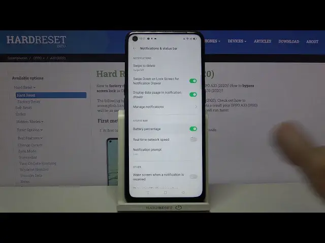 'Video thumbnail for How to Show Battery Percentage on OPPO A33 2020 – Turn On Battery Percentage'