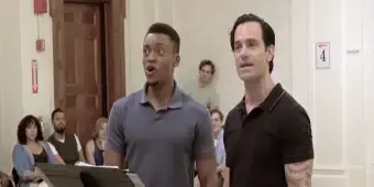 'Video thumbnail for Video: TITANIC Sails On Into Rehearsals at Encores!'