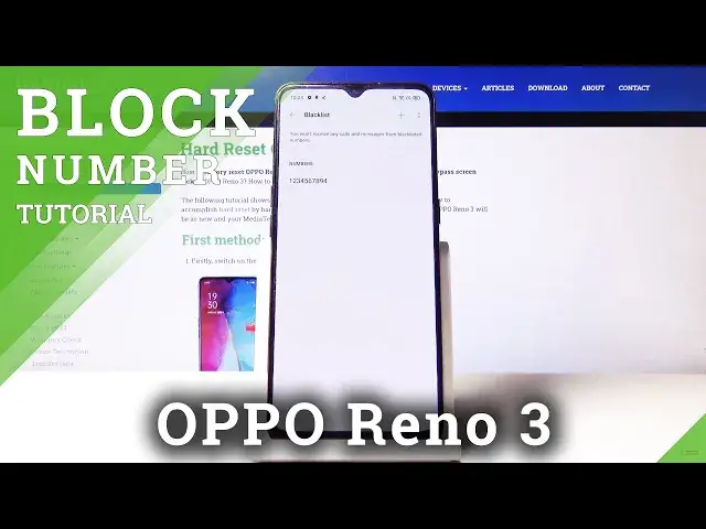 'Video thumbnail for How to Block Number in OPPO Reno 3 – Create Blacklist'