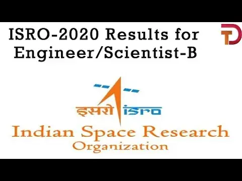 'Video thumbnail for ISRO 2020 Results Out ||ISRO result for the post of Engineer/Scientist-B'