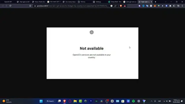 'Video thumbnail for How To Sign Up For ChatGPT If Not Available In Your Country (OpenAI)'