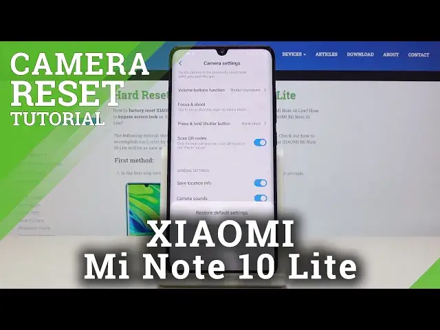 'Video thumbnail for How to Reset Camera Settings in XIAOMI Mi Note 10 Lite – Restore Camera Configuration'