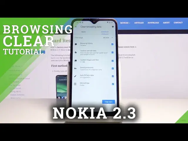 'Video thumbnail for NOKIA 2.3 Clear Browsing Data & Delete Browser History'