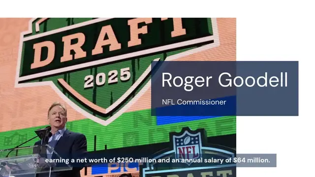 'Video thumbnail for Roger Goodell Net Worth: How much is the NFL commissioner's salary?'