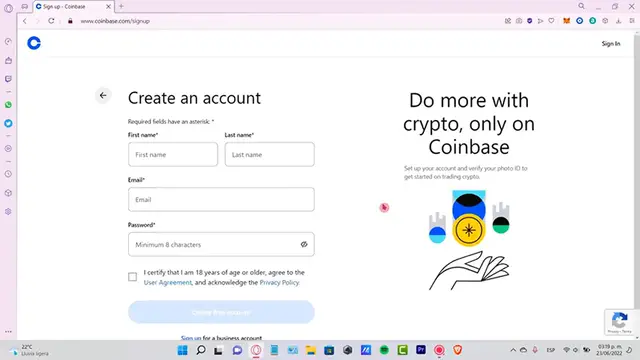 'Video thumbnail for How to Register in COINBASE in 2024 💰 Create CoinBase Account for FREE Step by Step ✚ VERIFY'