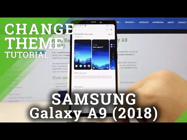 'Video thumbnail for How to Change Device’s Theme in SAMSUNG Galaxy A9 2018 – Personalize Menu Style'