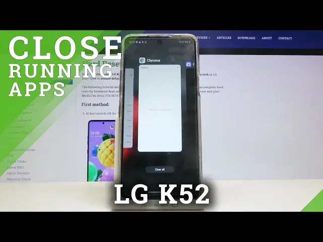 'Video thumbnail for How to Turn Off All Running Apps in LG K52 – Disable Running Apps'