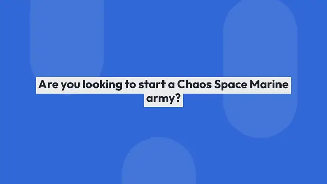 'Video thumbnail for Best Warhammer 40k Chaos Starter Set: 6 Essential Sets and Units for New Chaos Players'